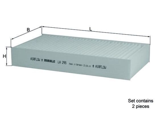 Filtru, aer habitaclu KNECHT LA 295/S