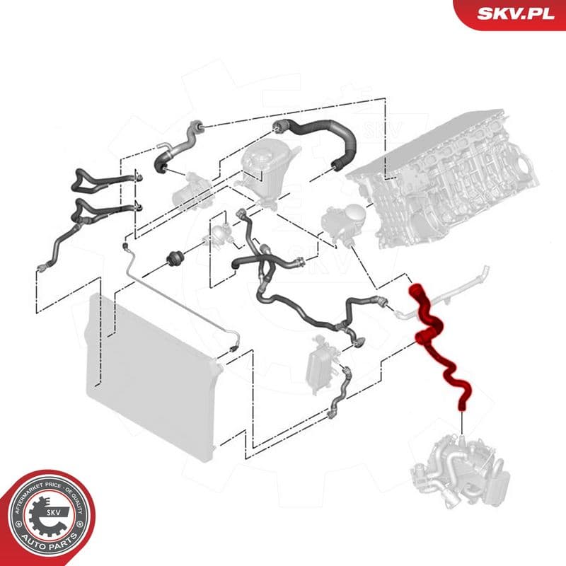 Furtun radiator ESEN SKV 43SKV644