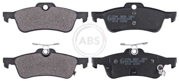 set placute frana,frana disc ABS 37944
