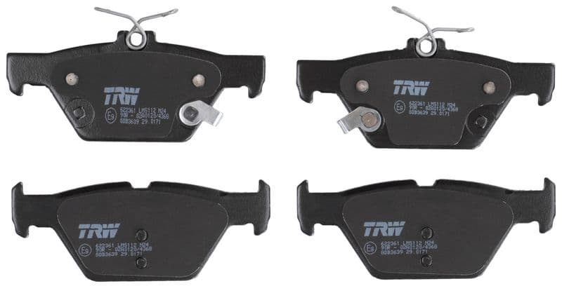 set placute frana,frana disc TRW GDB3639