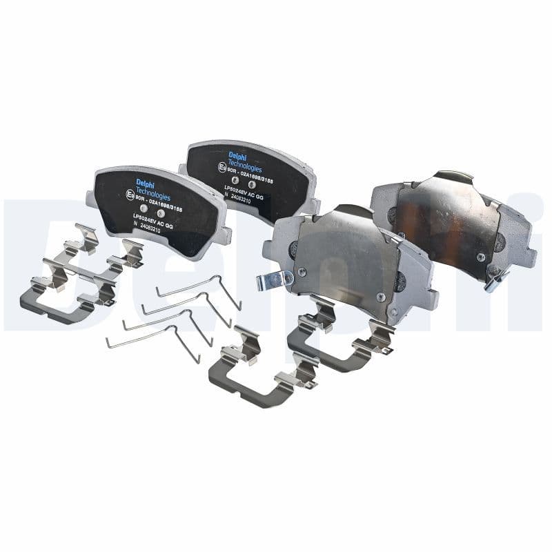set placute frana,frana disc DELPHI LP5024EV