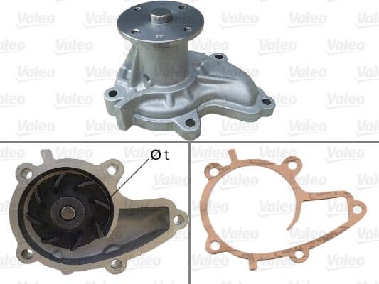 Pompă de apă, răcire motor VALEO 506737