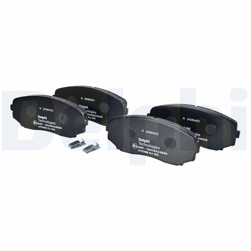 set placute frana,frana disc DELPHI LP3399