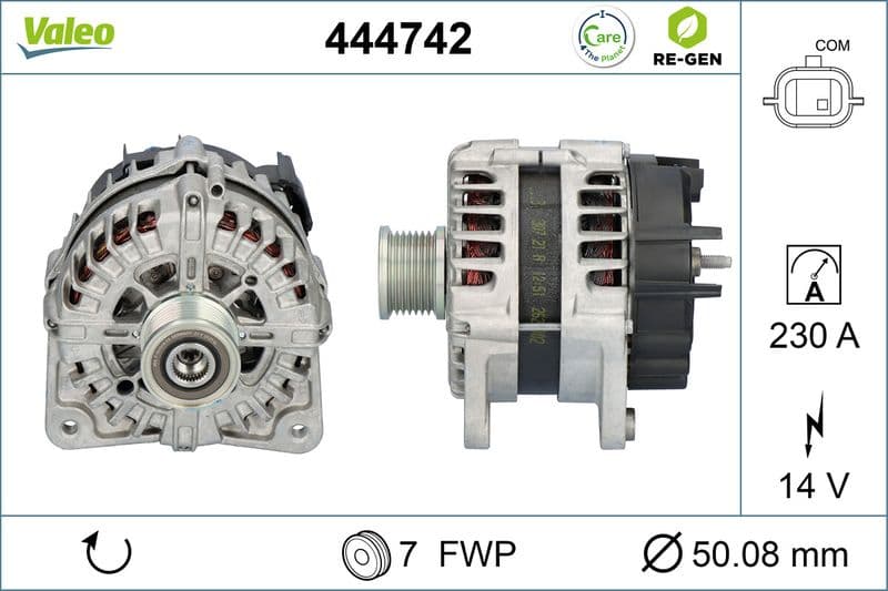 Generator / Alternator VALEO 444742