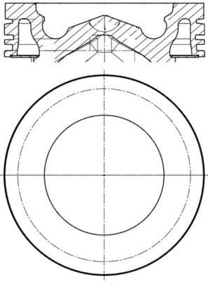 Piston MAHLE 061 PI 00126 000