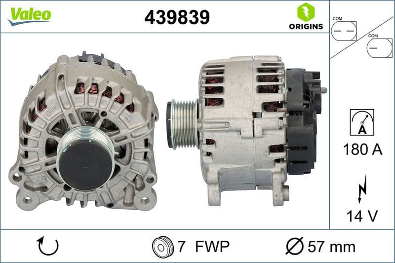 Generator / Alternator VALEO 439839
