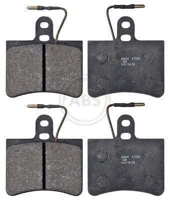 set placute frana,frana disc ABS 36069