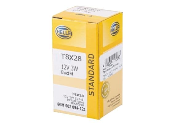 Bec incandescent HELLA SV7-8 12V 8GM 002 094-121