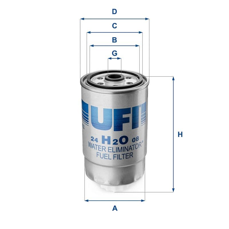 filtru combustibil UFI 24.H2O.08
