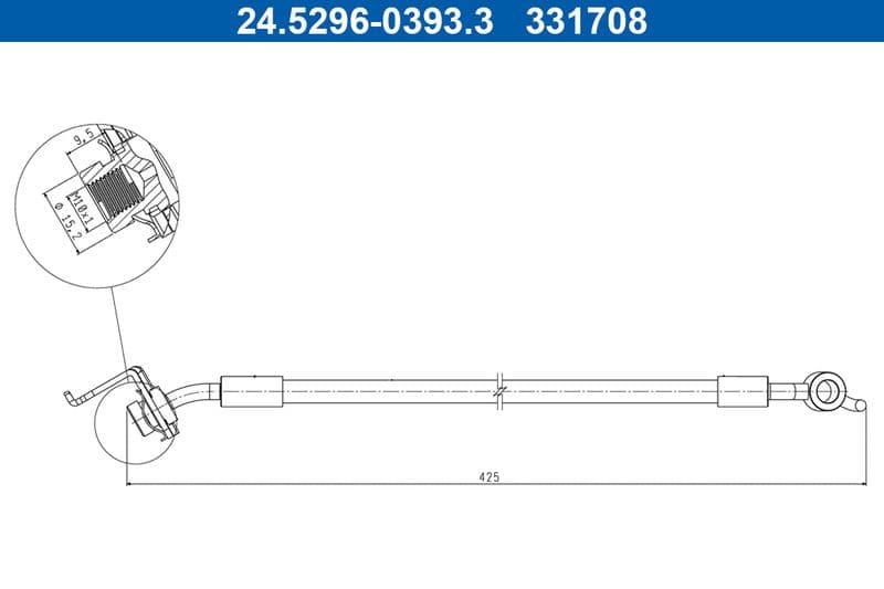 Furtun frana ATE 24.5296-0393.3