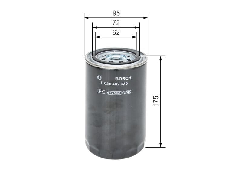 filtru combustibil BOSCH F 026 402 030
