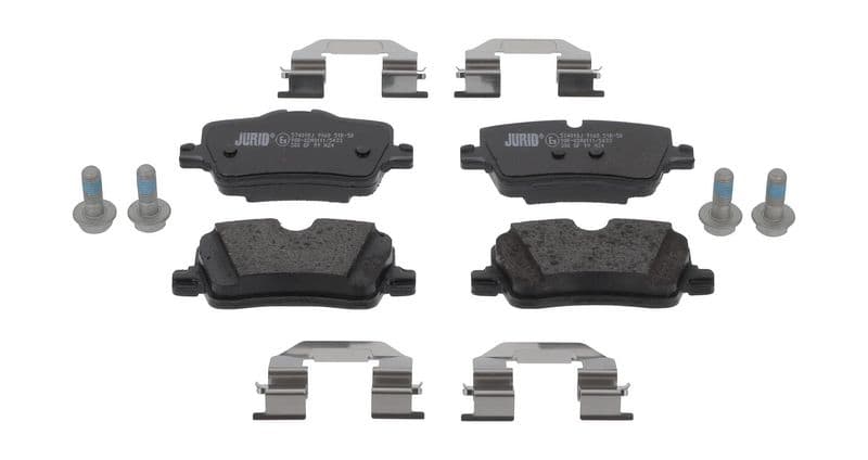 set placute frana,frana disc JURID 574018J
