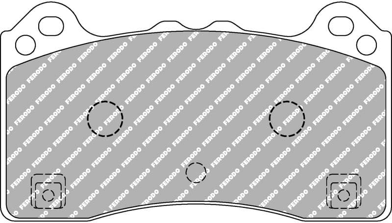 set placute frana,frana disc FERODO FCP4830H
