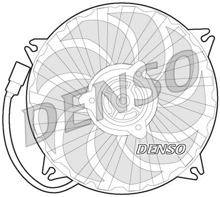 Ventilator, radiator DENSO DER21017