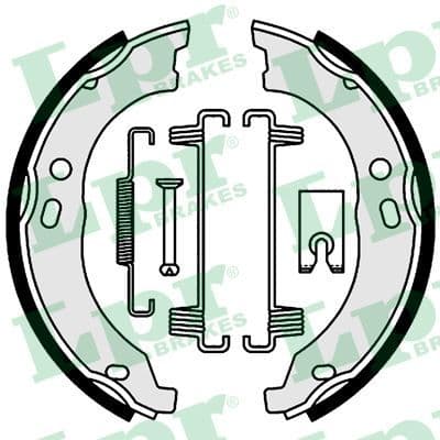 Set saboti frana, frana de mana LPR 01003