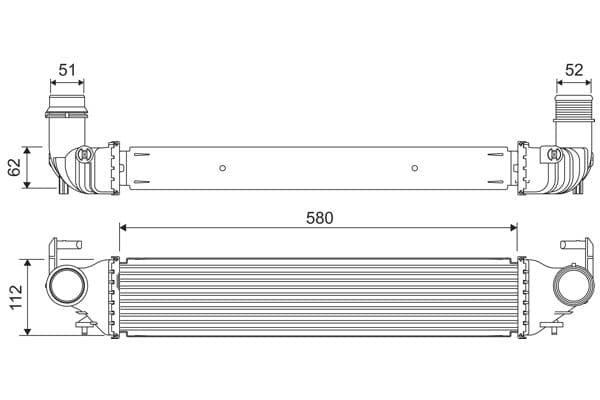 Intercooler, compresor VALEO 818312