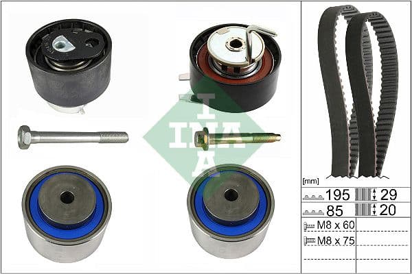 Set curea de distributie Schaeffler INA 530 0764 10