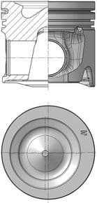 Piston KOLBENSCHMIDT 40752630