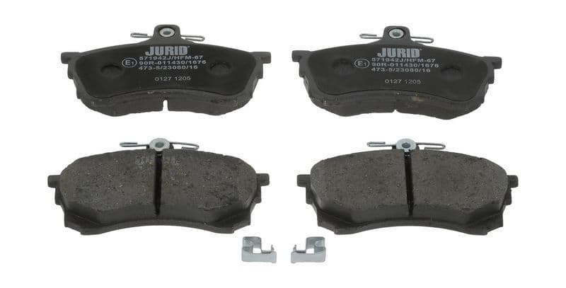 set placute frana,frana disc JURID 571942J