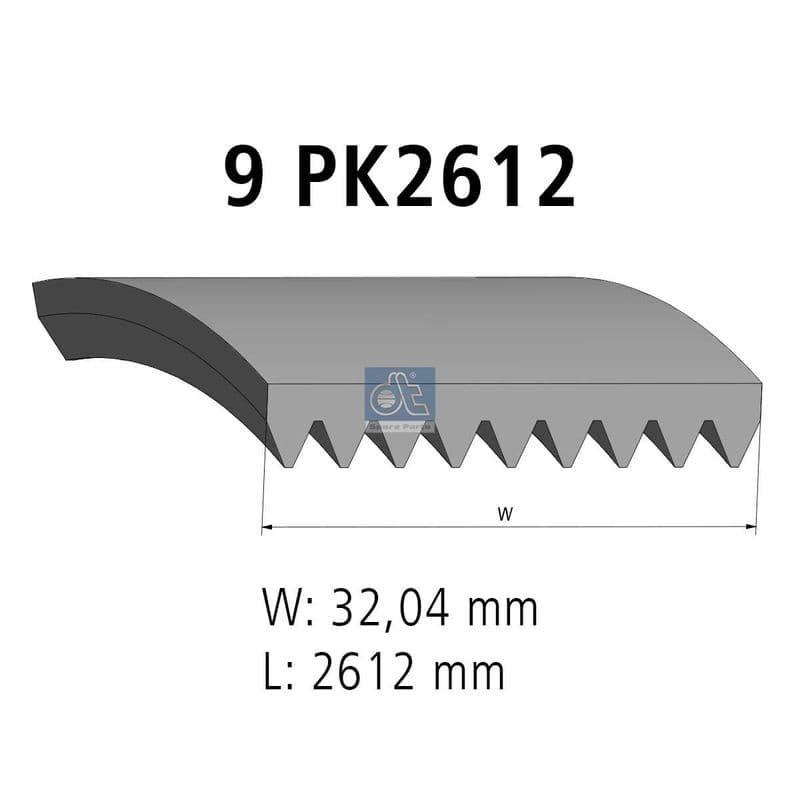 Curea transmisie cu caneluri DT Spare Parts 4.80749