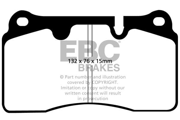 set placute frana,frana disc EBC Brakes DP41908R