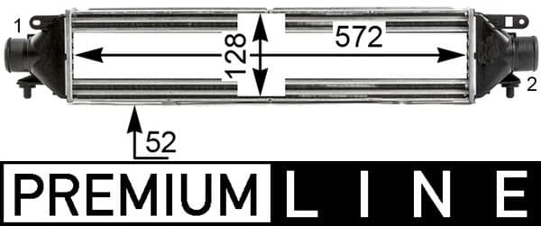 Intercooler, compresor MAHLE BEHR *** PREMIUM LINE *** CI 437 000P
