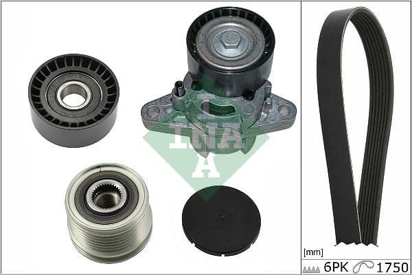 Set curea transmisie cu caneluri Schaeffler INA 529 0164 20