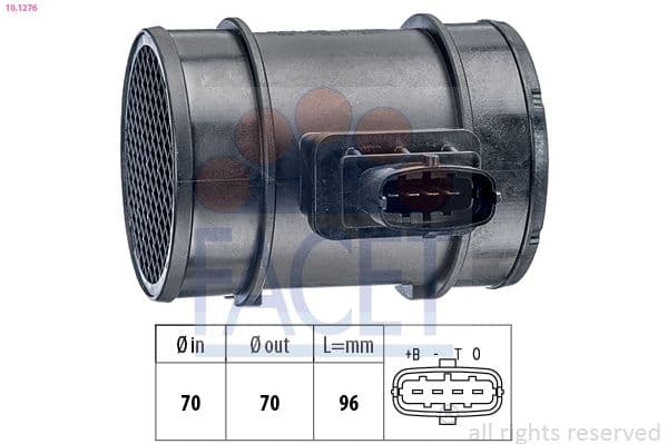senzor debit aer FACET Made in Italy - OE Equivalent 10.1276