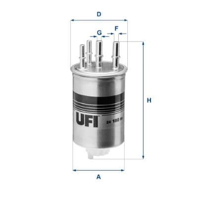 filtru combustibil UFI 24.188.00