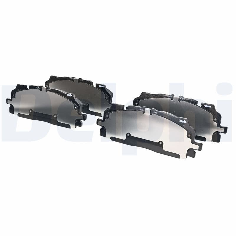 set placute frana,frana disc DELPHI LP3302