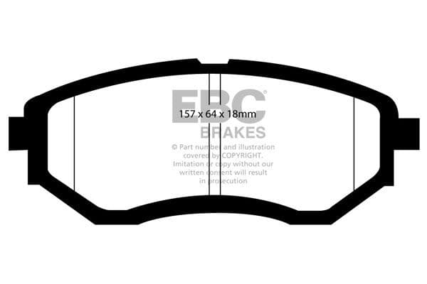 set placute frana,frana disc EBC Brakes DP21583