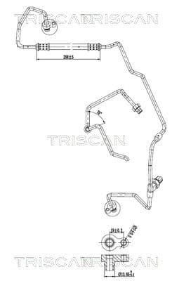conducta presiune variabila,aer conditionat TRISCAN 9010 11003