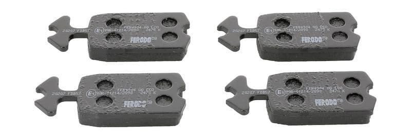 set placute frana,frana disc FERODO PREMIER ECO FRICTION FDB57B
