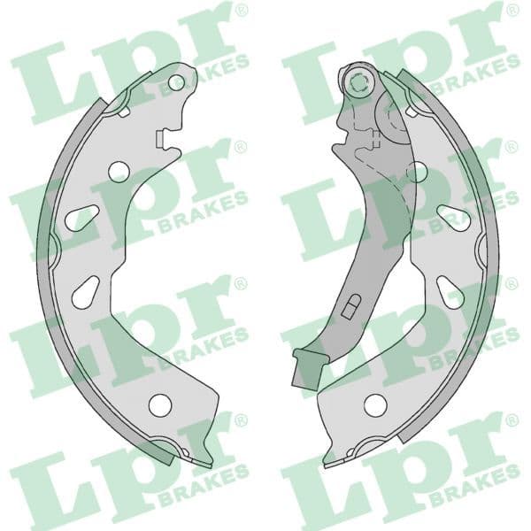 Set saboti frana LPR 01248