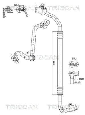 conducta presiune variabila,aer conditionat TRISCAN 9010 29040