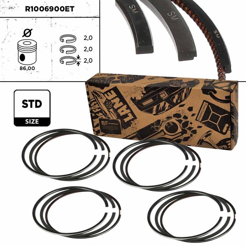 Set segmenti piston ET ENGINETEAM boxET – service kit R1006900ET
