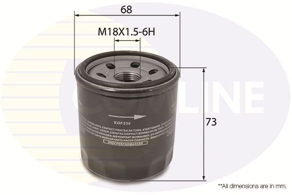 Filtru ulei COMLINE EOF235