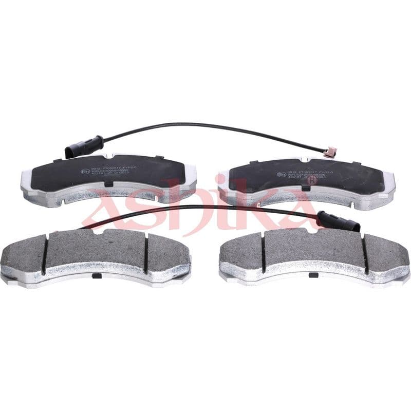 set placute frana,frana disc ASHIKA 50-00-0012