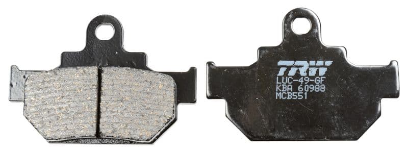 set placute frana,frana disc TRW MCB551