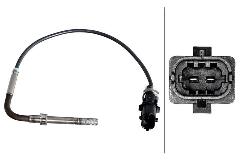 Senzor, temperatura gaze evacuare HELLA 6PT 358 226-361