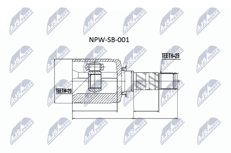 Set articulatie, planetara NTY NPW-SB-001