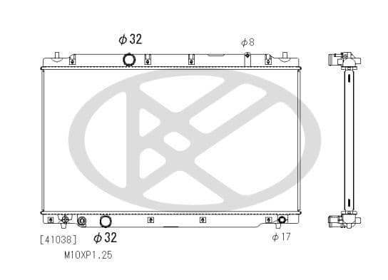 Radiator, racire motor KOYORAD PL083391R