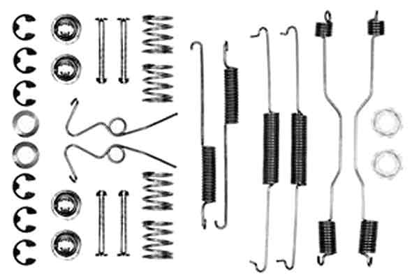 Set accesorii, sabot de frana TRW SFK111