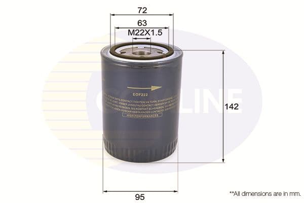 Filtru ulei COMLINE EOF222
