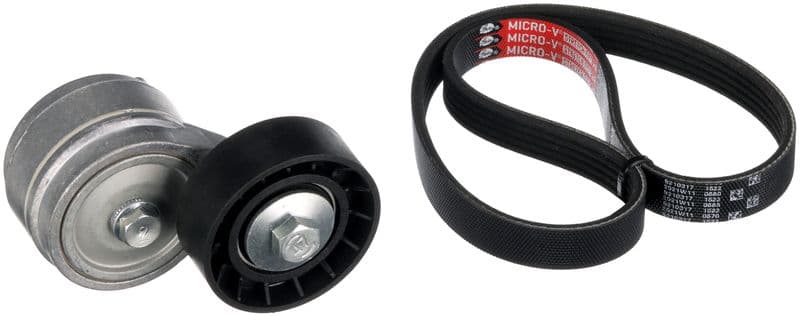 Set curea transmisie cu caneluri GATES Micro-V® K015PK1148