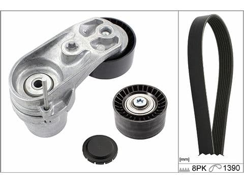 Set curea transmisie cu caneluri Schaeffler INA 529 0210 10