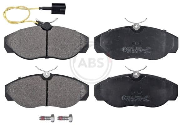 set placute frana,frana disc ABS 37172