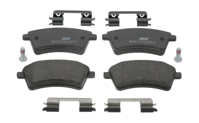 set placute frana,frana disc JURID 573414J