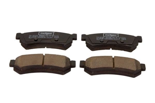 set placute frana,frana disc MAXGEAR 19-3028