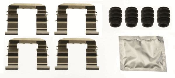 Set accesorii, placute frana TRW PFK714
